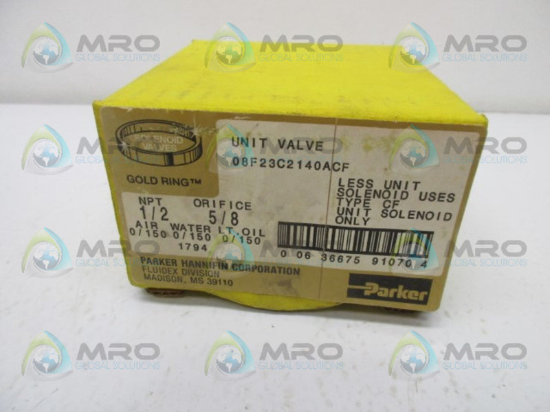 PARKER 08F23C2140ACF SHUT OFF VALVE  NSMP