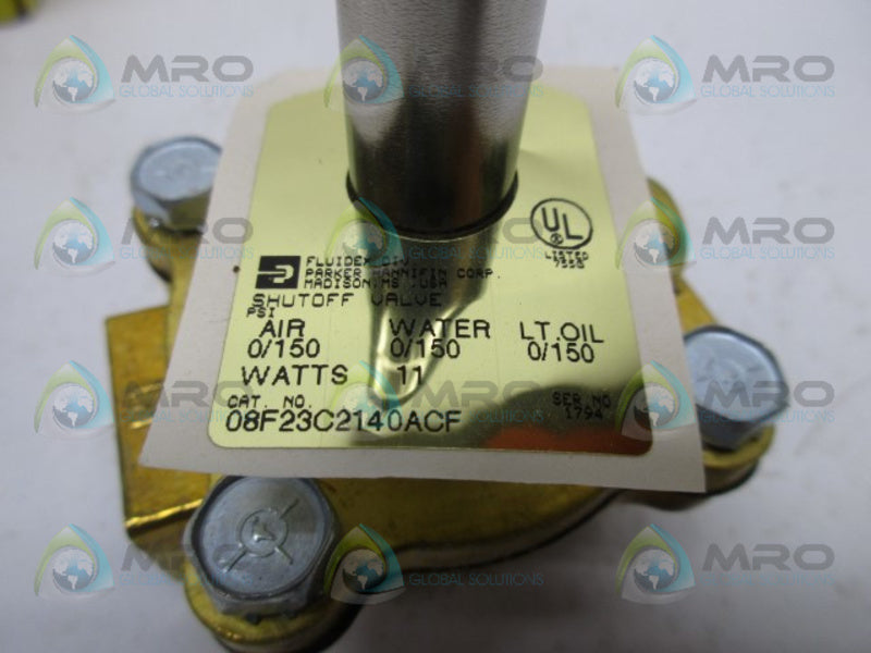 PARKER 08F23C2140ACF SHUT OFF VALVE  NSMP