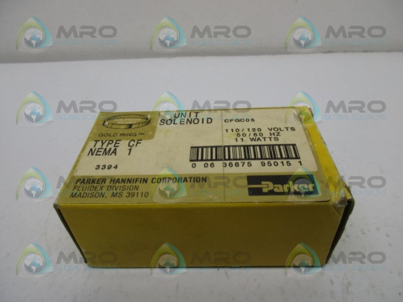 PARKER CF6C05 COIL SHUT OFF VALVE  NSMP