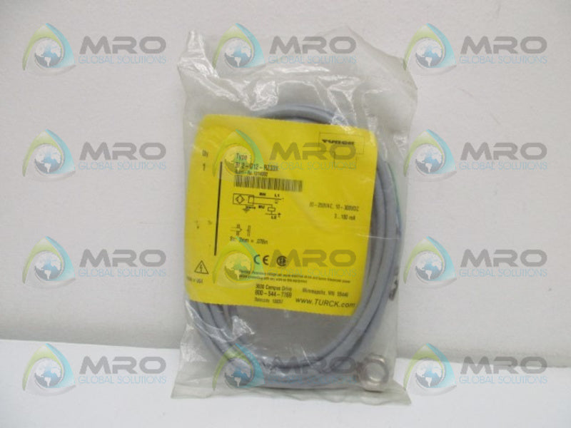 TURCK BI2-G12-RZ33X G-BARREL W/ CABLE  NSMP