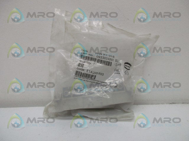 HARTING 09330242601-03 HEAVY DUTY CONNECTOR INSERT * NEW IN FACTORY BAG *