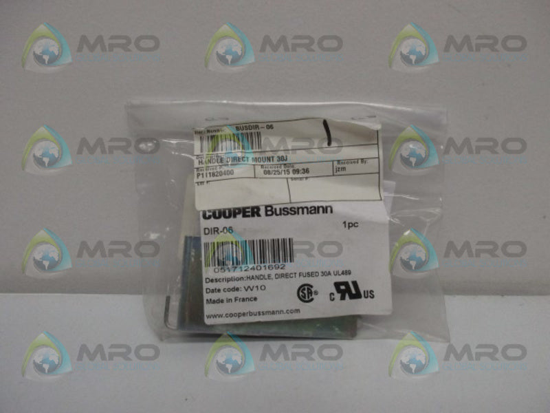 BUSSMANN DIR-06 HANDLE DIRECT MOUNT 30J * NEW IN FACTORY BAG *