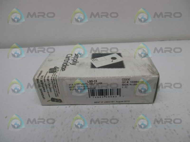 PANDUIT LS5-13 WIRE MARKER SUPPLY CARTRIDGE  NSFS