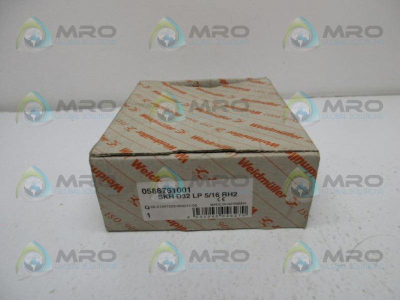 WEIDMULLER 0586761001 INTERFACE PLUG IN CONNECTOR TERMINAL FEMALE  NSMP