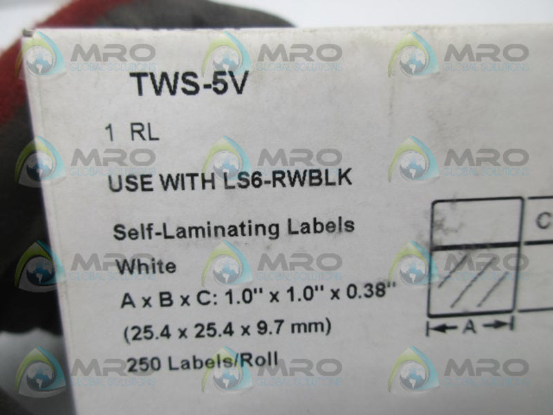 PANDUIT TWS-5V SELF LAMINATING LABELS  NSFS