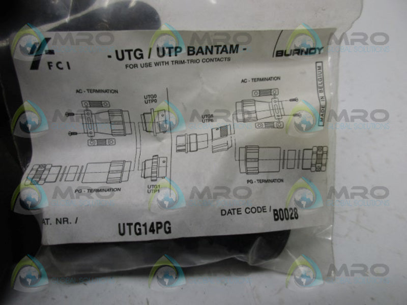 BURNDY UTG14PG CIRCULAR CABLE CLAMP * NEW IN BAG *