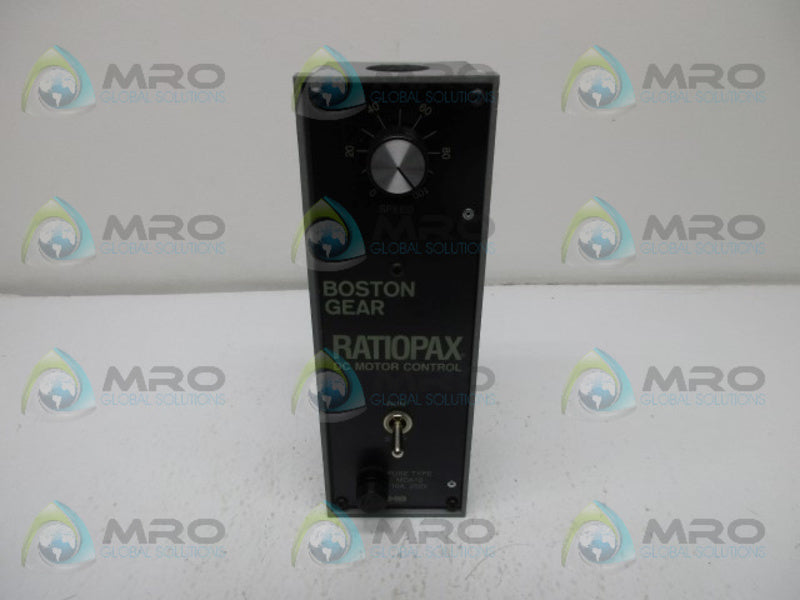 BOSTON GEAR MODEL RP1 DC DRIVE RATIOPAX  NSNP