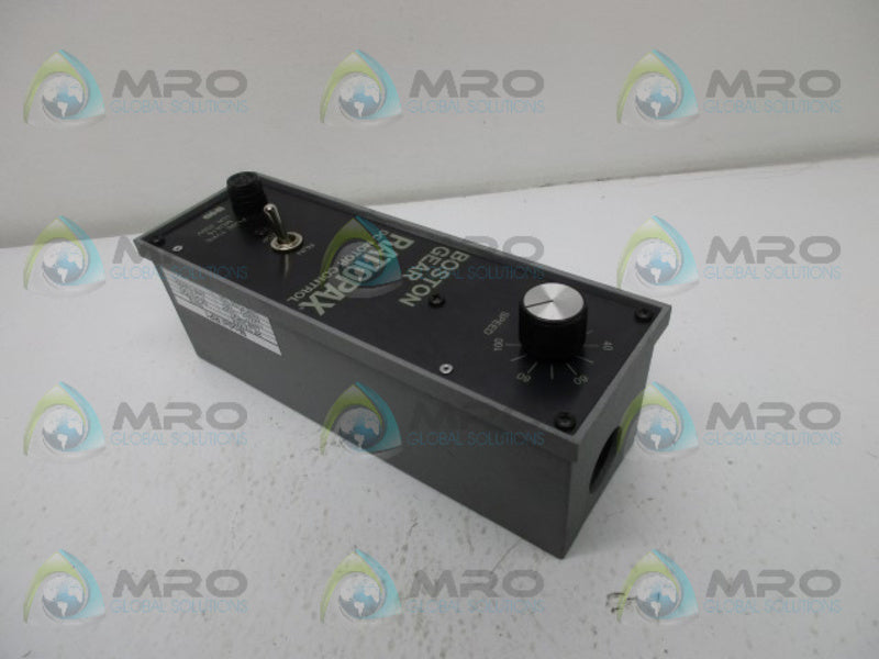 BOSTON GEAR MODEL RP1 DC DRIVE RATIOPAX  NSNP