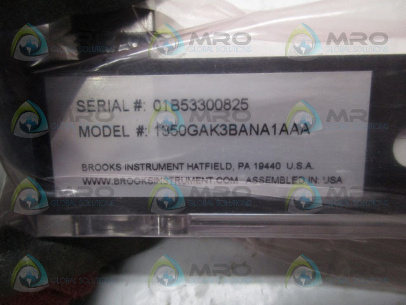 BROOKS 1350GAK3BANA1AAA SHO-RATE FLOW METER  NSMP
