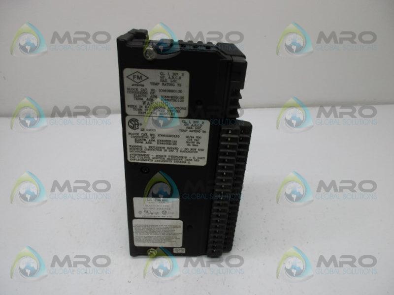 GE FANUC IC660TBD120B TERMINAL ASSEMBLY  NSNP