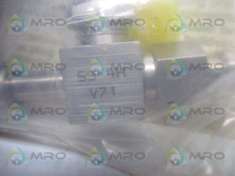 NUPRO SS-4H-V71 SEALED BELLOWS VALVE  NSMP