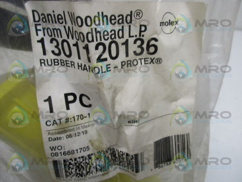 DANIEL WOODHEAD 1301120136 PLAIN RUBBER HANDLE  NSMP