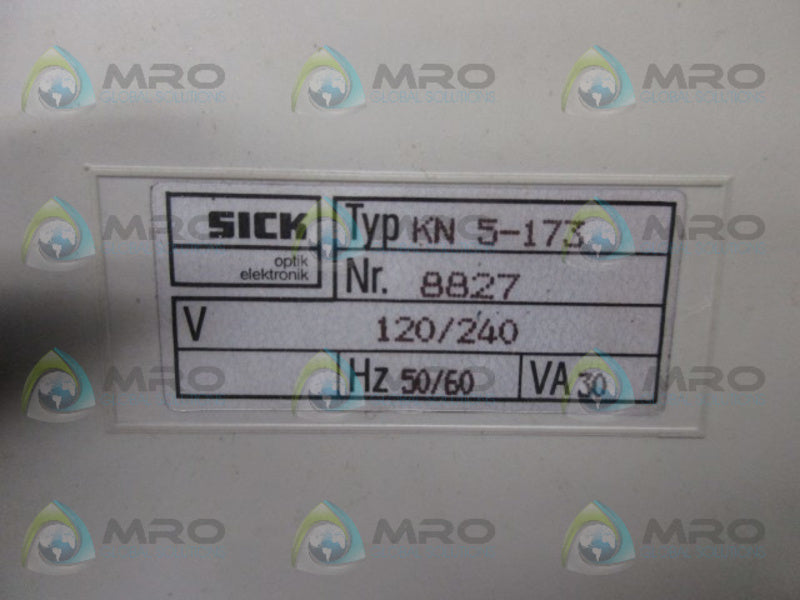 SICK KN-5-173 POWER SUPPLY SWITCHING AMP 120-240VAC  NSNP