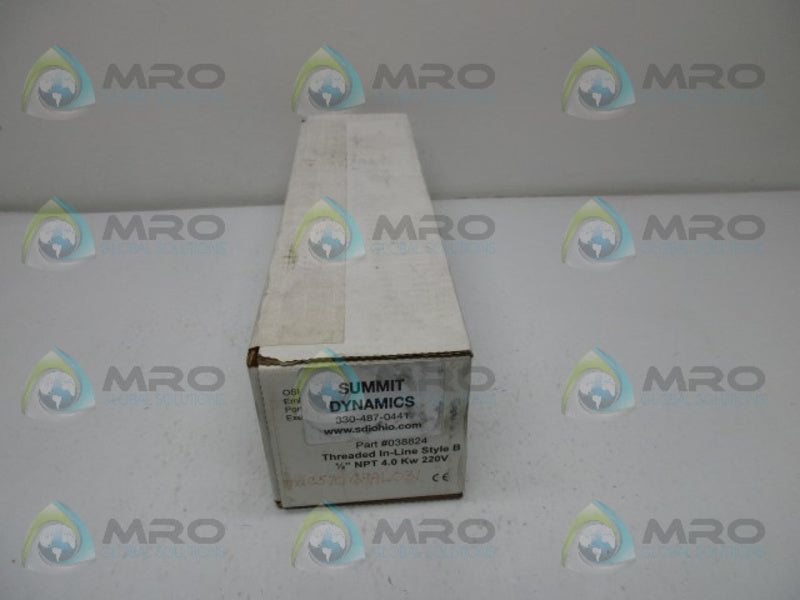 INDUSTRIAL MRO 038824 THREADED IN-LINE STYLE B 1/2" * FACTORY SEALED *