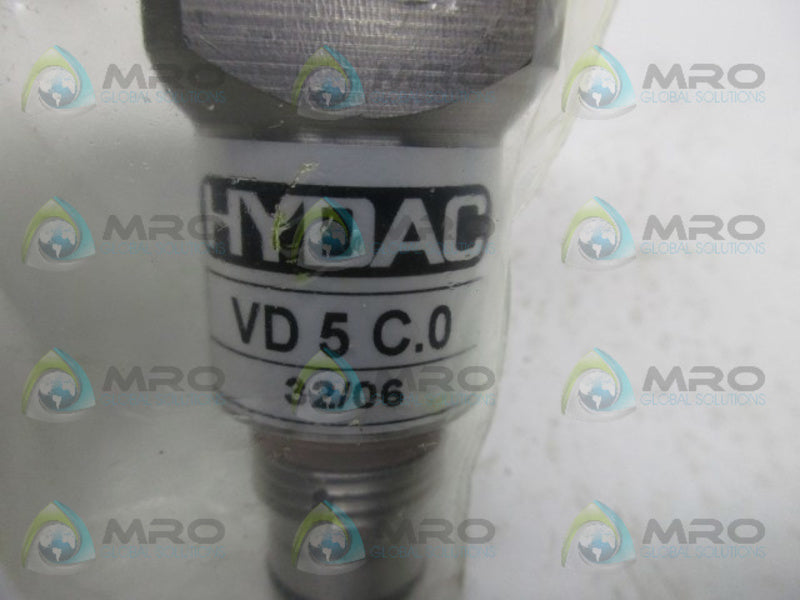 HYDAC VD-5-C.0 INDICATOR CLOGGING FILTER * NEW IN FACTORY BAG *
