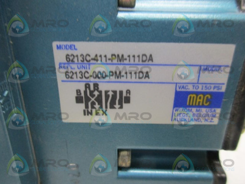 MAC 6213C-411-PM-111DA SOLENOID VALVE  NSNP