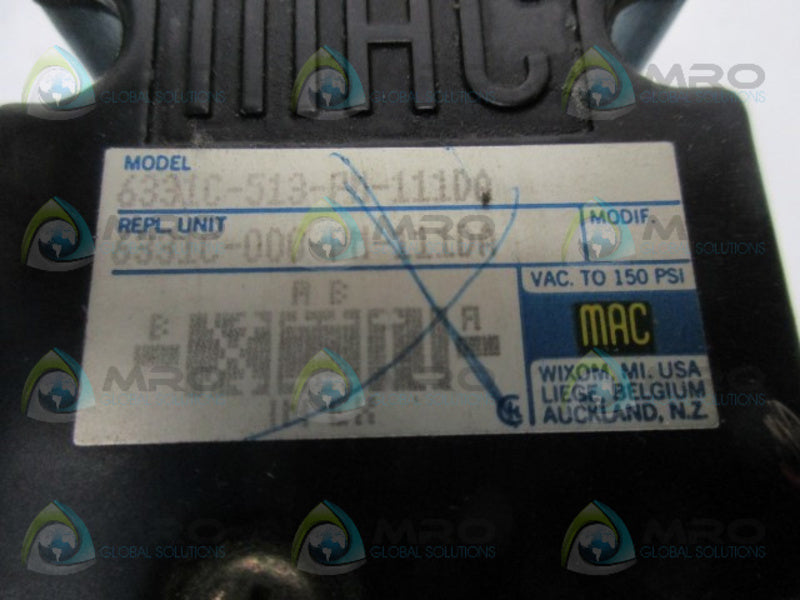 MAC 6331C-513-PM-111DA (AS PICTURED) UNMP
