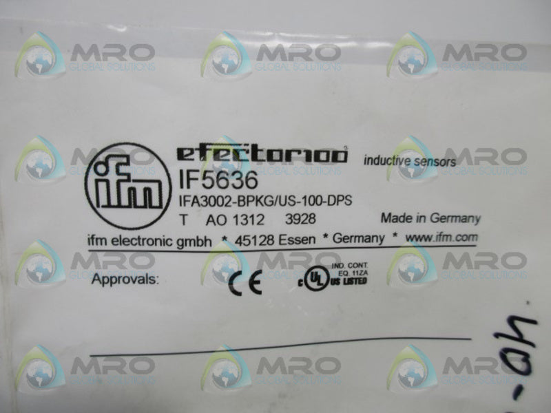 IFM EFECTOR IF5636 INDUCTIVE SENSOR * NEW IN FACTORY BAG *