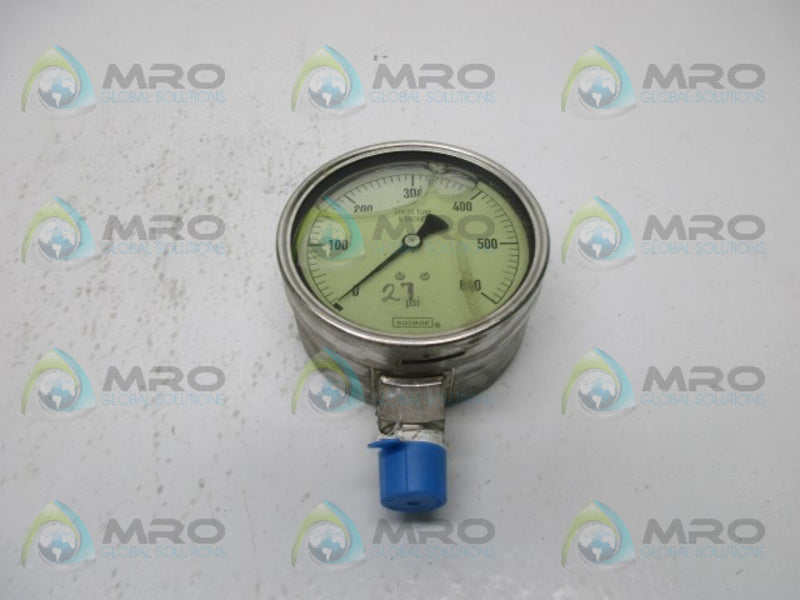 NOSHOK 013770898 PRESSURE GAUGE  UNMP