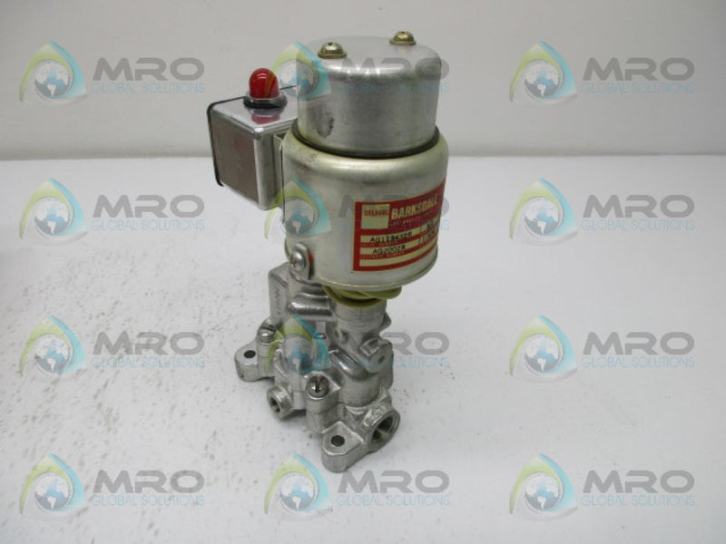 BARKSDALE AG113432R SOLENOID VALVE  NSMP