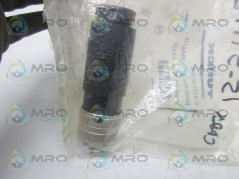 TURCK B4151-0/13.5 FIELD WIREABLE PLUGS AND RECEPTACLE * NEW IN FACTORY BAG *