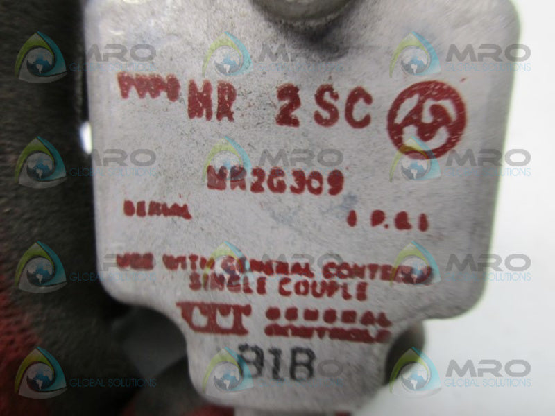 ITT MR2G309 VALVE GAS SAFETY SINGE COUPLE  NSMP