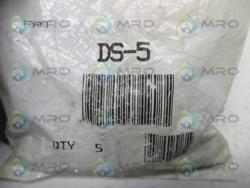 REID DS-5 FLAT FACE SPRING STOP PLUNGER (PK OF 5)  NSMP
