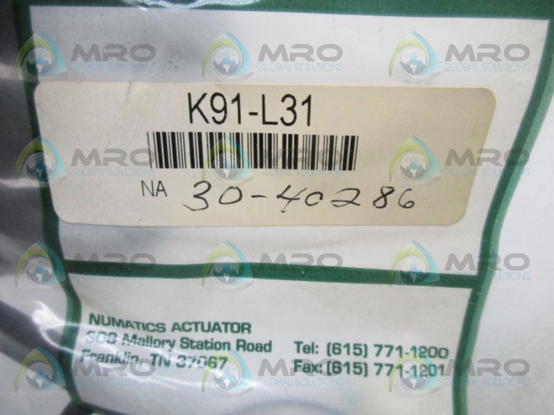 NUMATICS K91-L31 ACTUATOR SEAL KIT  NSMP