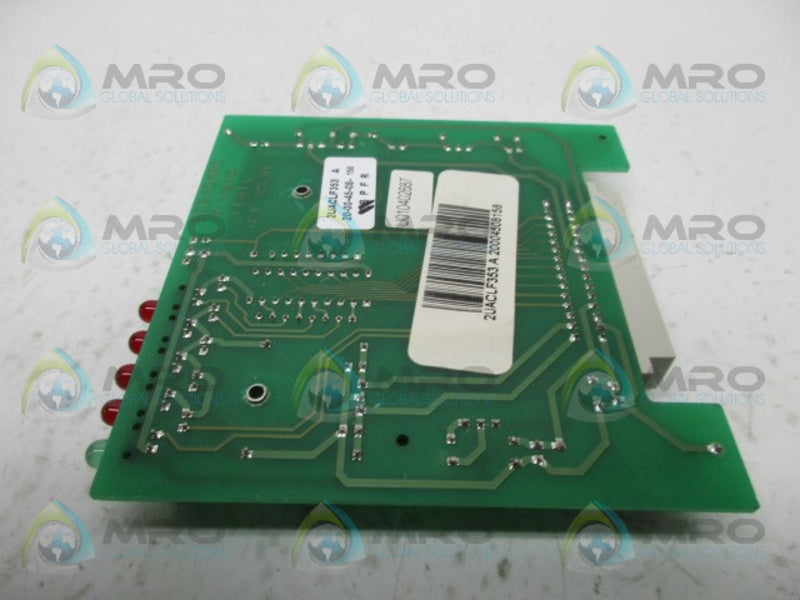 SERVOMAC 2UACLF353 MODULE INDICATOR CARD  UNMP