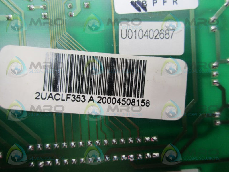 SERVOMAC 2UACLF353 MODULE INDICATOR CARD  UNMP