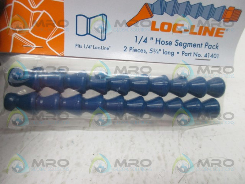 LOC LINE 41401 HOSE SEGMENT PACK (PK OF 2) * NEW IN FACTORY BAG *