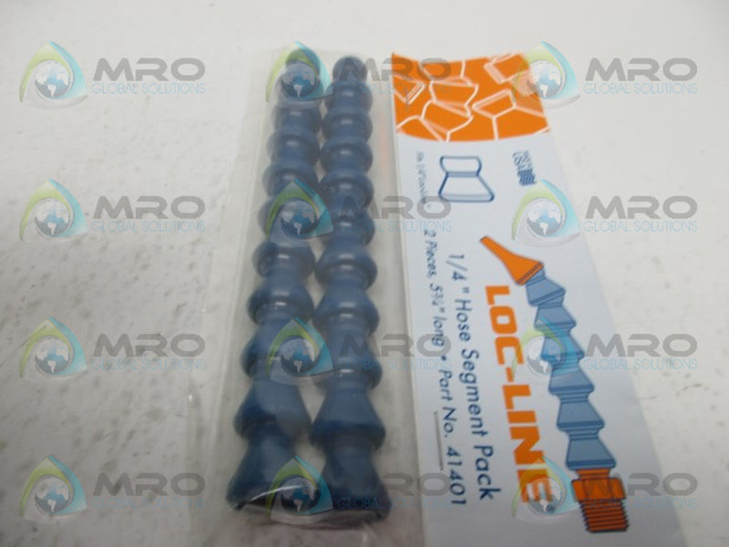 LOC LINE 41401 HOSE SEGMENT PACK (PK OF 2) * NEW IN FACTORY BAG *