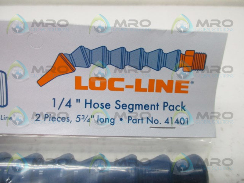 LOC LINE 41401 HOSE SEGMENT PACK (PK OF 2) * NEW IN FACTORY BAG *