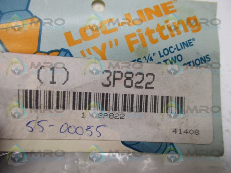 LOC LINE 41408 Y FITTING (PK OF 2) * NEW IN FACTORY BAG *