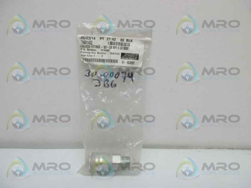 MSC 79801452 COIL HOSE FITTING  NSNP IN BAG