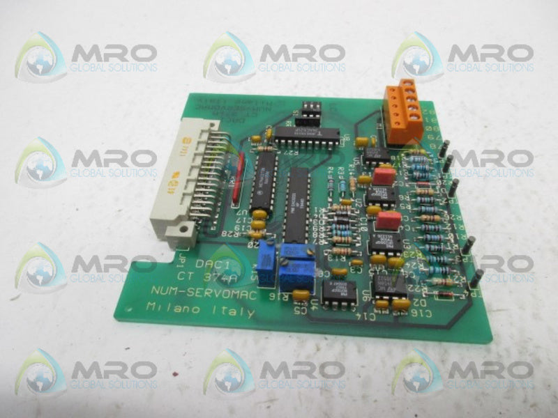 SERVOMAC 2UACDAC1374 MODULE INDICATOR CARD  UNMP