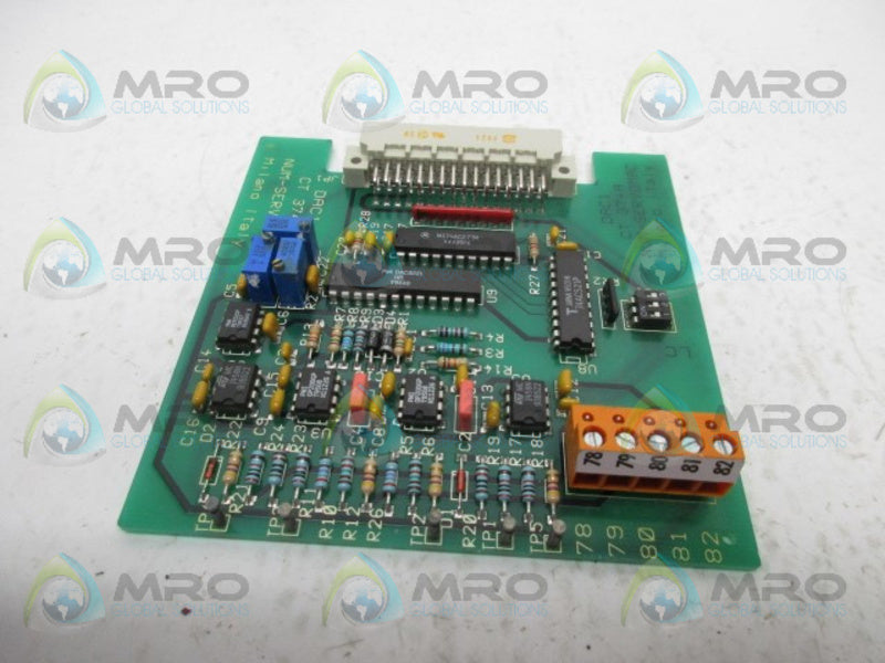 SERVOMAC 2UACDAC1374 MODULE INDICATOR CARD  UNMP