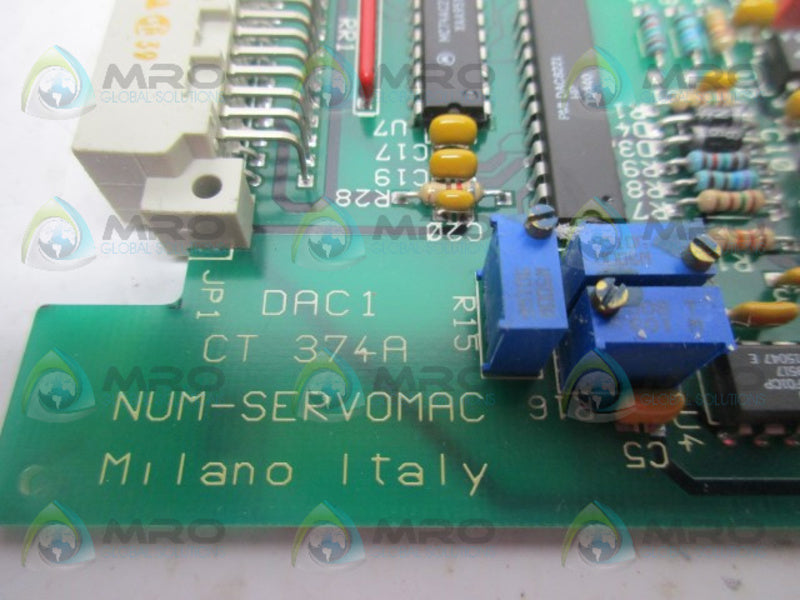 SERVOMAC 2UACDAC1374 MODULE INDICATOR CARD  UNMP