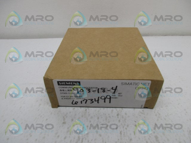 SIEMENS SIMATIC NET 6GK7343-1CX10-0XE0 COMMUNICATION MODULE * FACTORY SEALED *