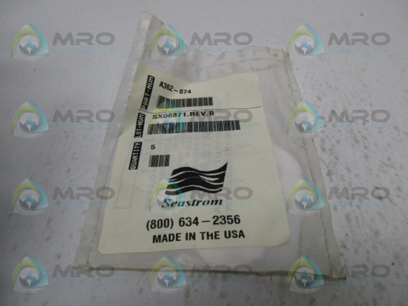 SEASTROM A362-874 TEFLON FLAT WASHER (PK OF 5)  NSMP