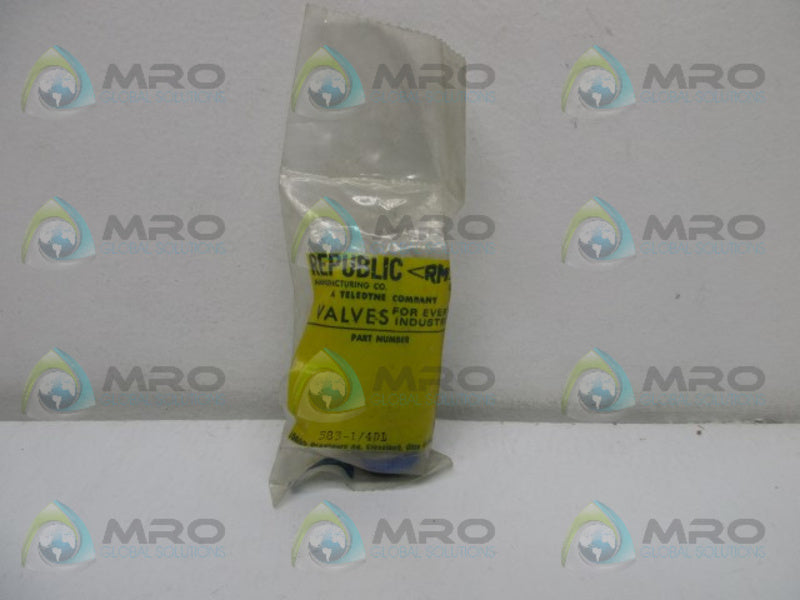 REPUBLIC VALVES 583-1/4DD CHECK VALVE  NSMP