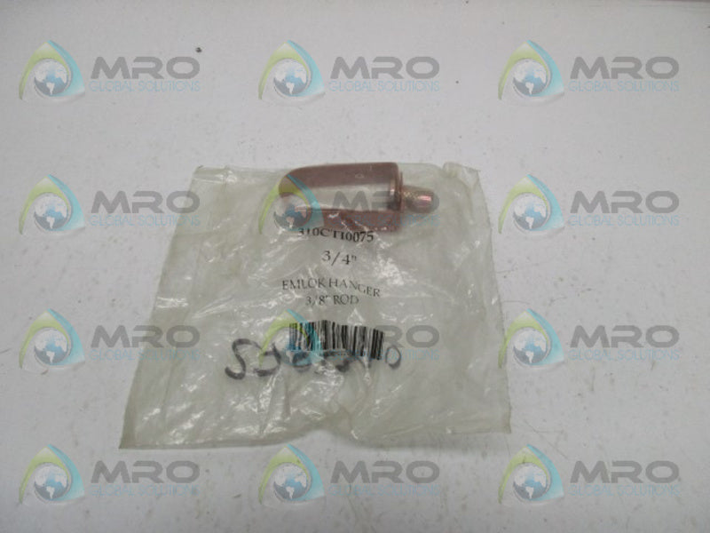 INDUSTRIAL MRO 310CTI0075 EMLOCK HANGER 3/8" ROD * NEW IN FACTORY BAG *