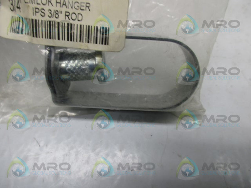 INDUSTRIAL MRO 310G0075 EMLOK HANGER 3/8" ROD * NEW IN FACTORY BAG *