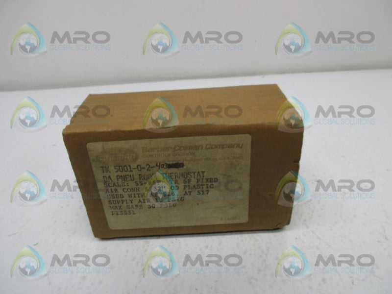 BARBER-COLMAN TK-5001-0-2 THERMOSTAT  NSMP