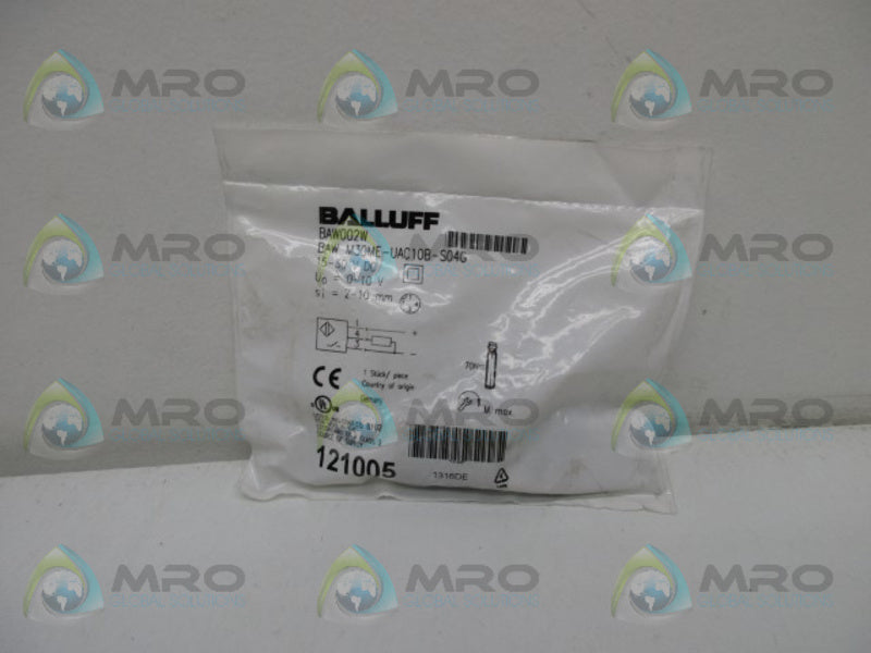 BALLUFF BAWM30ME-UAC10B-S04G INDUCTIVE DISTANCE SENSOR * NEW IN FACTORY BAG *