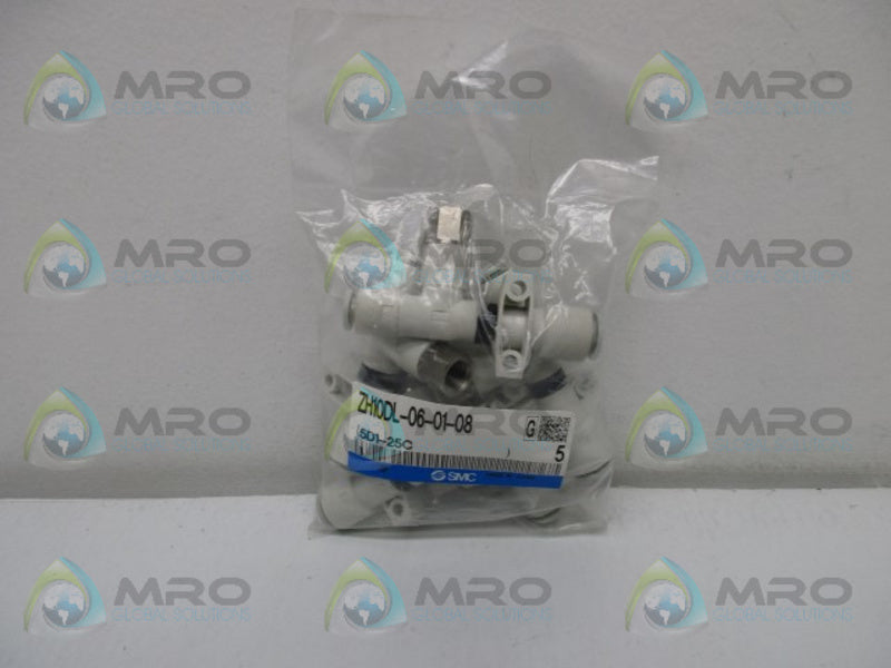 SMC ZH10DL-06-01-08 VACUUM EJECTOR (PKG OF 5) * NEW IN FACTORY BAG *