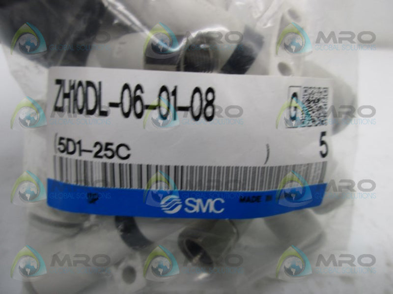 SMC ZH10DL-06-01-08 VACUUM EJECTOR (PKG OF 5) * NEW IN FACTORY BAG *