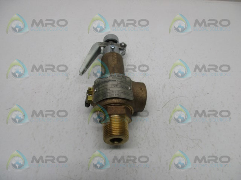 SPENCE 0031DDA-025 SAFETY RELIEF VALVE .75"  UNMP