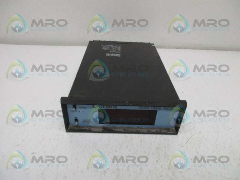 DURANT 1603 SOLID STATE RATIO INDICATOR  UNMP