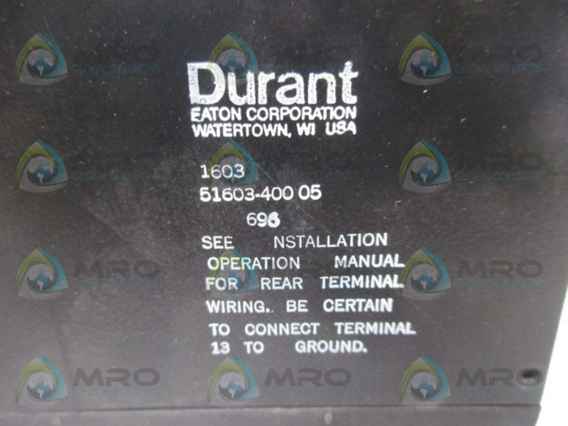 DURANT 1603 SOLID STATE RATIO INDICATOR  UNMP